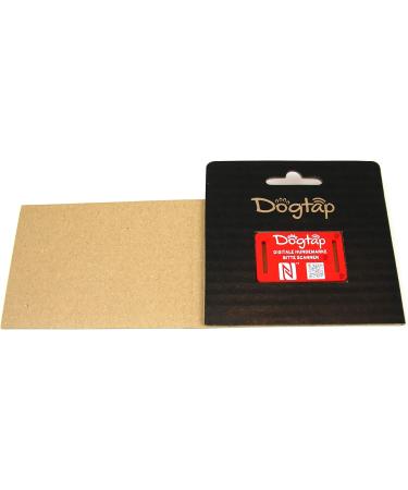 DogTap Light Big - Waterproof Silicone Tag for Medium to Large Dogs | NFC Chip & QR Code for Easy Contact | 67x40 mm Red - Buy Online on GoSupps.com