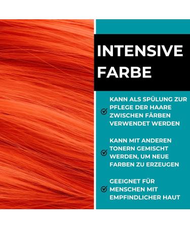 Be Extreme Semi-Permanent Hair Toner - 60 Crazy Orange | Ammonia Paraben & PPD Free | International Shipping - Buy Online on GoSupps.com
