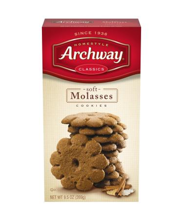 Archway Cookies Soft Molasses Cookies 9.5 Oz (Pack of 9) Molasses Classic
