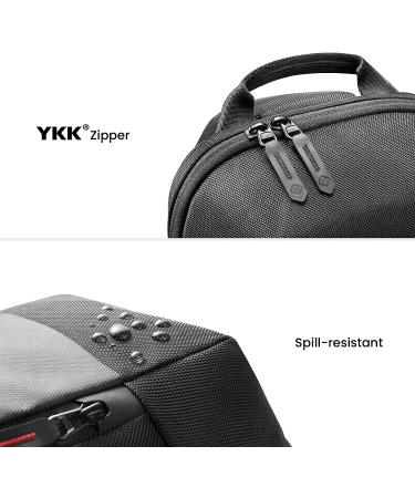 tomtoc Compact EDC Sling Bag for Nintendo Switch OLED & 11-inch iPad Pro - Water-resistant Crossbody Backpack for Travel, Work & Sport - 7L Black - Buy Online on GoSupps.com