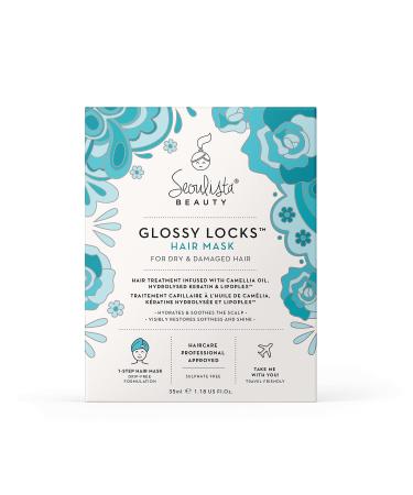Seoulista Beauty Glossy Locks Hair Mask | Nourish your hair and scalp | Approved by hair care professionals | Restoring damaged hair back |