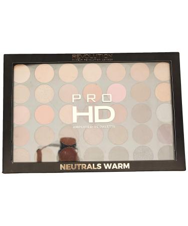 Revolution Pro HD Amplified 35 Eyeshadow Palette - Warm Neutrals | International Shipping Available - Buy Online on GoSupps.com
