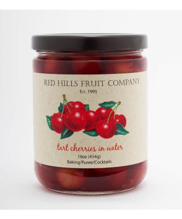 Red Hills Fruit Company Tart Cherries in Water, 16 fl oz, 4 Count
