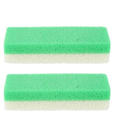Minkissy 2st Tell steps Teine Foot Bimsstein scrubber for dry dead skin pumice for chicken eyes pumice stone for the feet dry dead skin clothes pumice stone brush pu animal crispy green