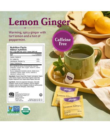 Yogi Tea - Canada Herbal Tea Variety Pack Sampler (3 Pack) - Includes Yogi Restful Sleep Tea Yogi Egyptian Licorice Tea and Yogi Lemon Ginger Tea - Caffeine Free Organic Herbal Tea - 48 Tea Bags - Buy Online on GoSupps.com