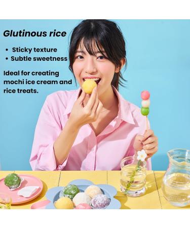 Glutinous Rice Flour 2 Packs (2 x 450g) | Rice Flour for Baking and Cooking | Mochiko Sweet Rice Flour with Chewy Texture for Desserts | Rice Flour Gluten Free - Buy Online on GoSupps.com