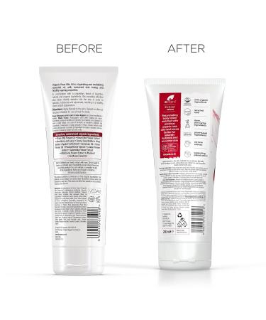 DR Organic Rose Otto Lotion - Moisturizing Natural Vegan Skincare for Mature Skin | 200ml Paraben & SLS Free Eco-Friendly - Buy Online on GoSupps.com