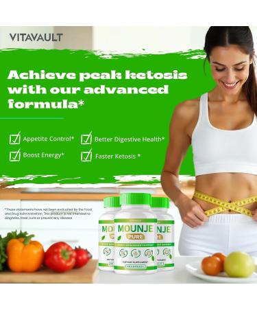 Mounje Pure Keto Capsules Mounje Pure Advanced Formula Pills - Maximum Strength Mounje Pure All Natural Keto Pills MounjePure Capsules Mounje Pure Official Formula Pills Reviews (2 Pack) - Buy Online on GoSupps.com