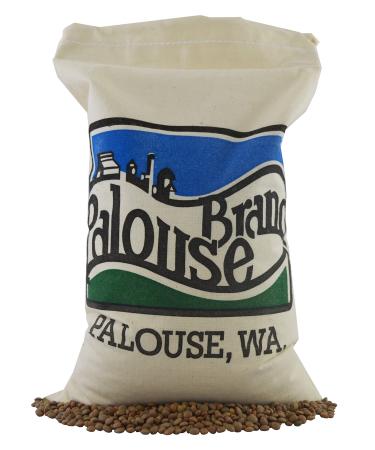 Small Brown Dry Lentils | Family Farmed in Washington State | 100% Desiccant Free | 3 lbs Plastic Free Packaging | Non-GMO Project Verified | 100% Non-Irradiated | Certified Kosher Parve | Field Traced | Cotton Bag