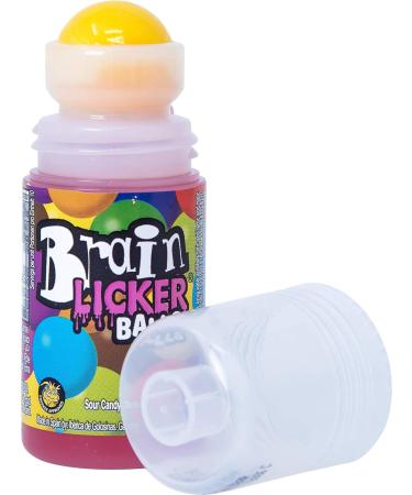 Freekee Brain Licker Balls - 12 Tongue Rollers with Sour Liquid Candy | Fruit Flavored Tray (12 x 80g) | International Shipping - Buy Online on GoSupps.com