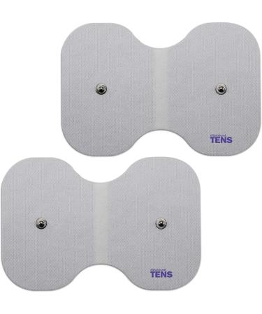 Premium Quality 4x6 inch Dual Self Adhesive TENS Unit Electrodes by Discount TENS - Snap Butterfly Design - Buy Online on GoSupps.com