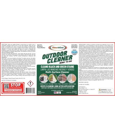 CITRASHIELD Contractor Grade MultSurface Outdoor Cleaner | DIY Home Improvement Exterior Cleaner Green Cleaner | Concrete Cleaner Roof Cleaner Siding Cleaner Headstone Cleaner Awning Cleaner  - Buy Online on GoSupps.com