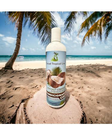 Coconut Hair Conditioner & Shampoo with Argan Oil - 100% Natural for Dry Scalp & Hair Growth - Buy Online on GoSupps.com