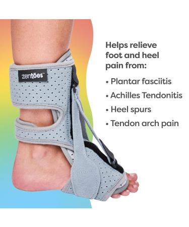ZenToes Plantar Fasciitis Relief Night Splint Brace - Support Boot for Heel Pain Treatment for Men & Women | International Shipping Available - Buy Online on GoSupps.com