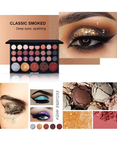 RoseFlower Professional Makeup Set - Premium Beauty Cosmetics Kit for Women/Girls - Includes Concealers, Eyeshadow Palette, Foundation, Lip Gloss, Blush, and Makeup Brush - Perfect Gift Box for Teenagers - Buy Online on GoSupps.com