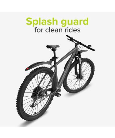 VELMIA Universal Bike Fender Set 24-29 inch | Mountain Bike Mud Guard for Splashing Water & Dirt Protection - Buy Online on GoSupps.com