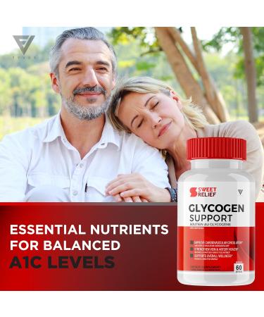 Sweet Relief Glycogen Capsules Sweet Relief Glycogen Health and Wellness Multivitamin Support Supplement Sweet Relief Advanced Maximum Strength Blood Sugar Cleanse Support Relief (60 Capsules) - Buy Online on GoSupps.com
