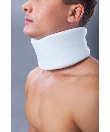 Breathable Neck Brace for Support - LOREY-NB10002 Foam Mesh Fabric - Size L - International Shipping Available - Buy Online on GoSupps.com