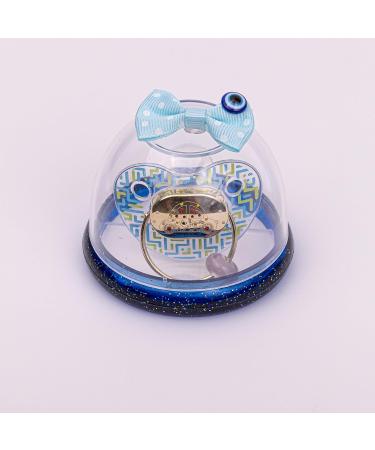 ILYAS GOLD Baby Pacifier - 14K 585 Real Gold | Perfect Christening & Birth Gift | Magic Colors - International Shipping Available - Buy Online on GoSupps.com