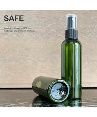 5 x 100ml Recycled Plastic Spray Bottles - BPA-Free Refillable Travel Containers for Liquids & Cosmetics | Ideal for Air Travel - Buy Online on GoSupps.com