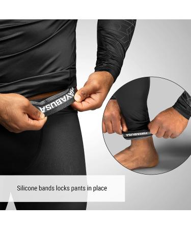Hayabusa Geo Jiu Jitsu Compression Spats - Large Grey | Top-Quality Performance Gear - Buy Online on GoSupps.com