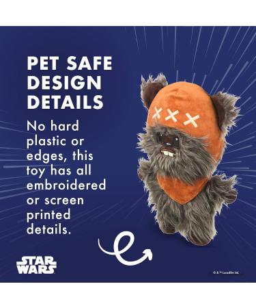 Shop Star Wars Ewok Plush Rope Frisbee Dog Toy | Official Squeaky Plush Toy for All Dogs - Buy Online on GoSupps.com
