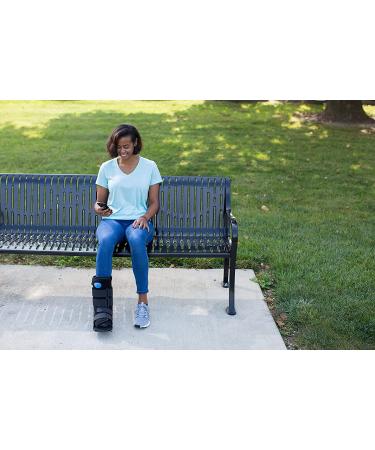 United Ortho 12115 Ankle Air Walking Boot - Medium, Black - Buy Online on GoSupps.com