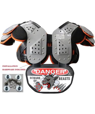 Football Back Plate - DUTYBOD Lower Back Protector Shield for Youth & Adult - Buy Online on GoSupps.com
