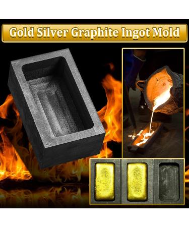 2 Kg Graphite Ingot Mold for Gold Silver Metal Casting - 85x45x30mm - Buy Online on GoSupps.com