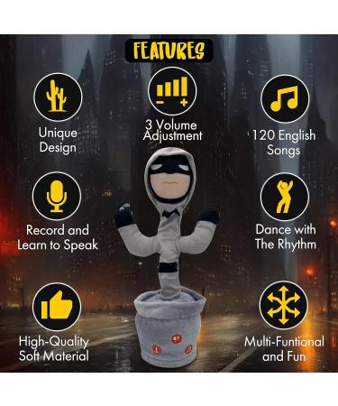 Ava's Toys Dancing Cactus Superhero - Interactive Singing Baby Toy with LED Lights - Buy Online on GoSupps.com