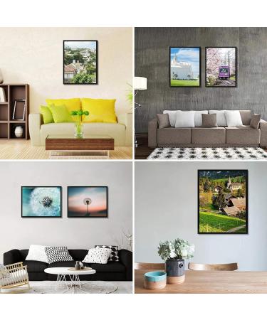 CABAX 12x16 Inch Diamond Painting Picture Frames - Pack of 2 Black Frames with Acrylic Protection and Hanging Kit for 30x40 Diamond Painting Arts, Photos, Posters - Buy Online on GoSupps.com