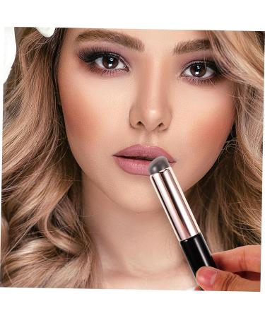 Buy Angoily 3 Pcs Round Head Lip Makeup Brushes - Silicone Applicator with Imitation Wood Handle for Lip Scrub & Lipstick - Portable Makeup Tools for Flawless Lips - Buy Online on GoSupps.com