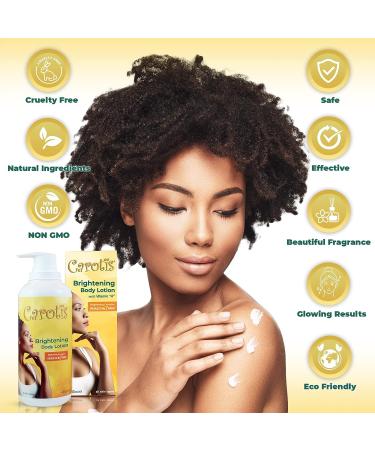 Carotis Skin Brightening Lotion 13.5 Fl oz - Carrot Oil & Vitamin A for Body, Knees, Elbows, Hands | 400ml - Buy Online on GoSupps.com