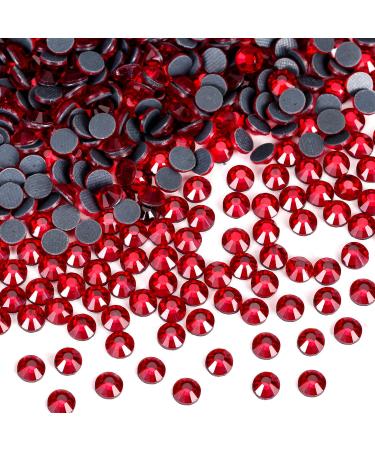 SS10 Red Hotfix Rhinestones Crystal Glass Small Bulk for DIY Clothes Shirts Shoes Glitter Decoration Gifts Flat Back Round(2.8MM 4320Pcs) Red SS10-2.8mm-4320pcs - Buy Online on GoSupps.com