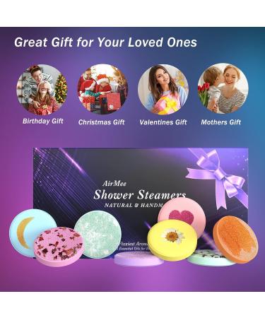 Shower Steamers - 8 Aromatherapy Shower Bombs Gift Set for Wife - Perfect Mother's Day & Christmas Gift Idea - Buy Online on GoSupps.com