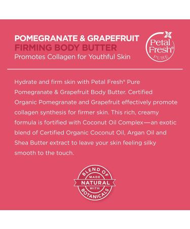 Petal Freshness Body Butter - Refreshing Pomegranate Grapefruit | 8 oz (237 ml) | International Shipping Available - Buy Online on GoSupps.com