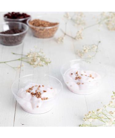 PLASTICPRO 6 oz Hard Plastic Dessert Bowls - Pack of 50 | Premium Quality Disposable Clear Ice Cream Bowls - Buy Online on GoSupps.com
