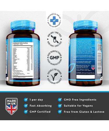 Nutravita Men's Multivitamins & Minerals with Maca Root & Panax Ginseng - 180 Vegan Tablets | No Fillers | Made in UK - Buy Online on GoSupps.com