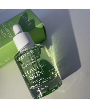 Lovew Glowing Skin Cactus Radiance Serum - Vegan 17 Amino Acids Peptides & Natural Ingredients - 33mL | Premium Korean Skincare - Buy Online on GoSupps.com