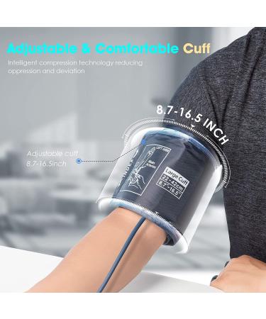 Adjustable Upper Arm Blood Pressure Monitor with Large LED Display - 198 Memory Storage - White - Buy Online on GoSupps.com