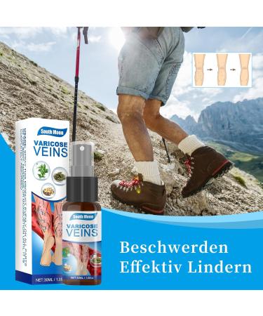 Legs Vein Healing Spray 2pcs - Varicose Veins Treatment for Pain Relief - Buy Online on GoSupps.com