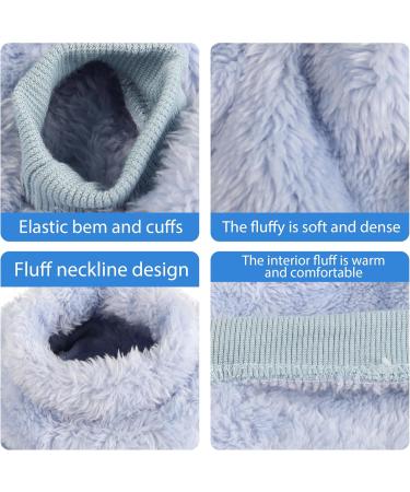 Yaodhaod Winter Fleece Dog Sweater for Small Dogs & Cats - Warm Autumn Clothing for Yorkies Chihuahuas & Puppies (S Blue) - Buy Online on GoSupps.com