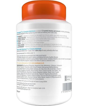 Sanatogen A-Z Complete Multivitamin Tablets | 180 Tablets | 6 Months Supply - Buy Online on GoSupps.com