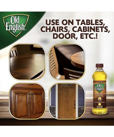 Old English Lemon Oil 16 Fl Oz - Natural Wood Polish and Conditioner - Buy Online on GoSupps.com