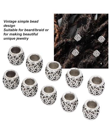 Hair Braiding Beads | 30 Alloy Vintage Beard Beads for Women | Exquisite Daily Use Accessories - Buy Online on GoSupps.com