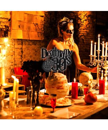 Hequoyer Black Glitter Death to My 30's Cake Topper Rip Thirties/Kissing My 30's Goodbye Cake D cor Happy 40th Birthday Party Decoration Supplies - Buy Online on GoSupps.com