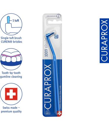 Curaprox CS 1009 Single-Tuft Toothbrush - Ideal for Braces Implants & Bridges - Random Color - Buy Internationally - Buy Online on GoSupps.com