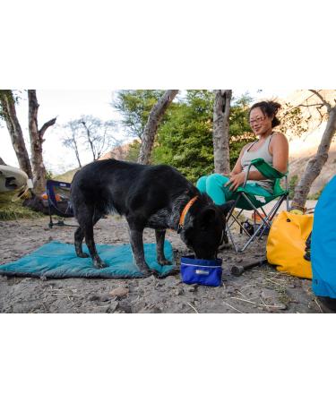 RUFFWEAR Quencher Bowl - Huckleberry Blue Small | Durable & Portable Dog Water Bowl for Travel - Buy Online on GoSupps.com