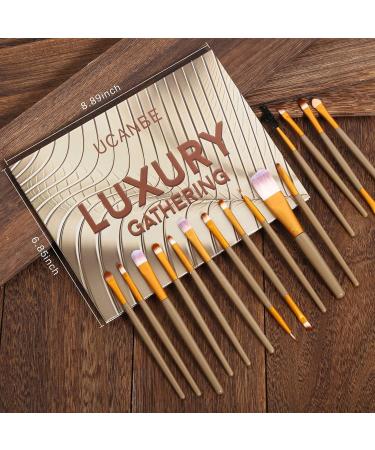 UCANBE Pro 60 Shades Eyeshadow Palette + 15pc Makeup Brushes Set - High Pigmented Naked Nudes, Shimmer, Matte, Metallic Smokey Eye Shadow - Neutral Pallet Kit - Buy Online on GoSupps.com