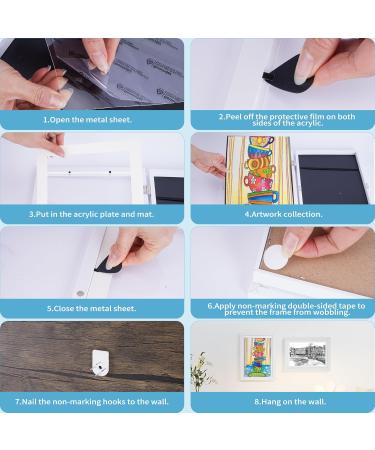 Yiifell A4 Picture Frame for Children's Drawings | Creative Art Display Frame for Kids - Buy Online on GoSupps.com